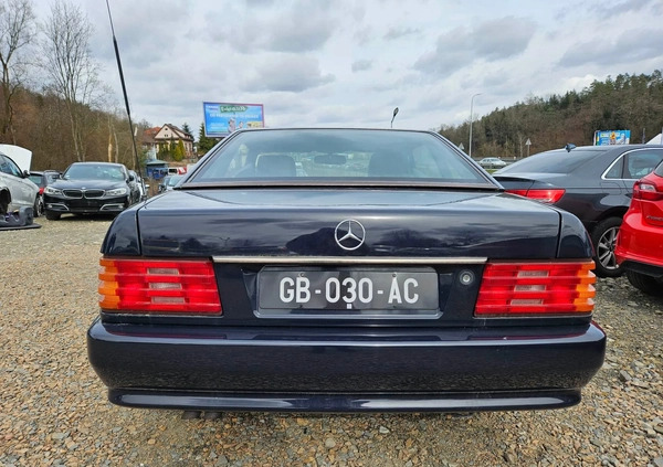 Mercedes-Benz SL cena 31500 przebieg: 239000, rok produkcji 1992 z Kłodawa małe 172